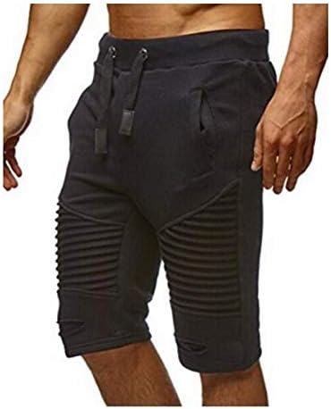 Muške ljetne kratke hlače s elastičnim strukom sportski joggeri za trčanje kratke hlače hlače s džepovima