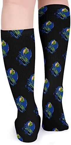 Taljenje Zemlje unisex čarape za prozračne cijevi čarape Atletske čarape za ležerni sport