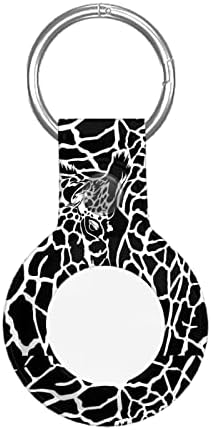 PU kožna zračna tragalica zaštitna futrola camo crno bijela žirafa airtags case airtag držač