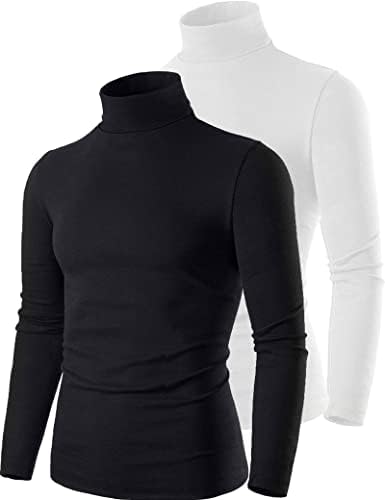 2 ili 1 pakiranje muške termalne košulje dugih rukava s kornjačinim vratom imitacija pulovera džemperi vrhovi