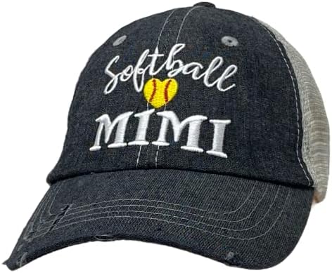 Cocomo Soul Womens softball mimi šešir | Softball mimi cap 312 tamno siva