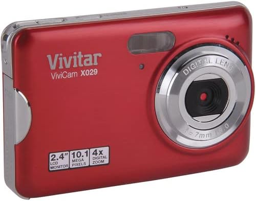 Vivitar vivinicam x029 10.1 megapiksel digitalni fotoaparat s 4x digitalnim zumom i 2.4 zaslon za gledanje - završnica jagoda