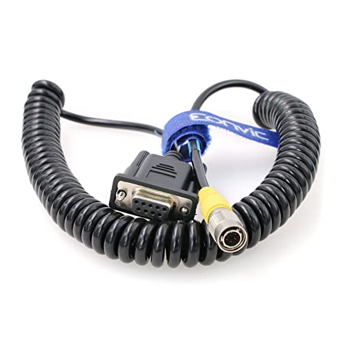 6-pinski konektor Eonvic D9 sa sučeljem RS232 COM za preuzimanje podataka Spiralni kabel za Top-con/Sokkia/Trimble