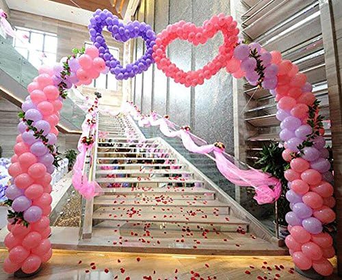KISSMI 120 PCS ukrasni baloni prstenovi Baloon Arch Prikladni konektor za isječak, Dekoracija vjenčanja događaj zabava Opskrba vrtne
