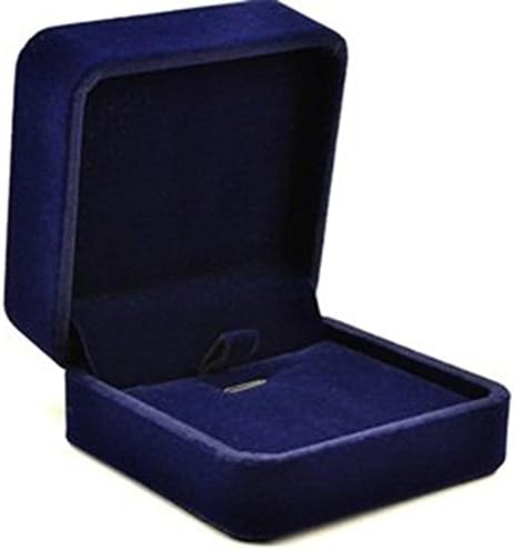 Kraljevska plava Baršunasta kutija za naušnice ogrlica privjesak poklon kutija / kutija za nakit
