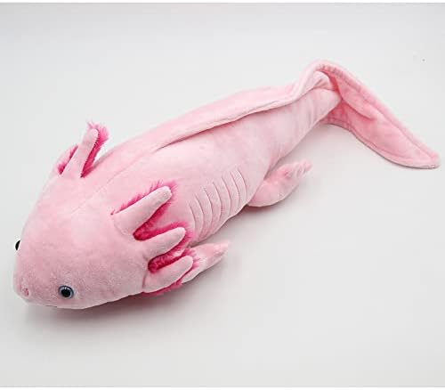 19.6in simulacija axolotl plišana igračka kawaii mekana punjena životinjska ružičasta axolotl tlishie jastučka lutka
