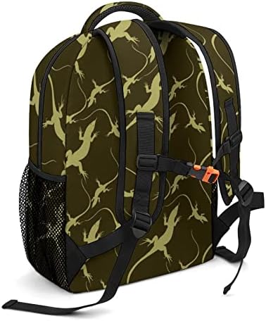 Camo lizard uzorak putuju ruksaci modna torba za ramena lagana težina višestrukih džepova za školske studije kupovine kupovine