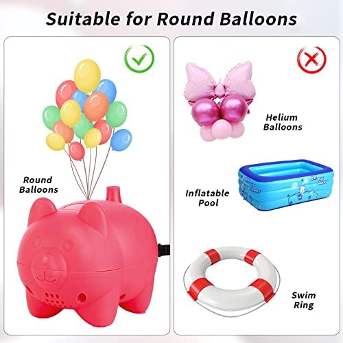 Električna balonska pumpa, QiPump prijenosni puhač zraka za luk balona, ​​postolje s balonom, alati za uređenje stranke za ukrašavanje